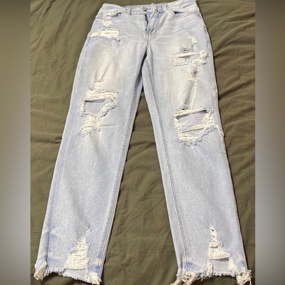 American Eagle highest rise mom jeans